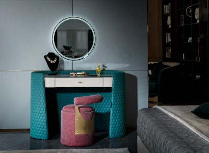 Schminktisch Hocker Schlofkummer Lieder Textil Konsolen Modern Design Schmink Nei
